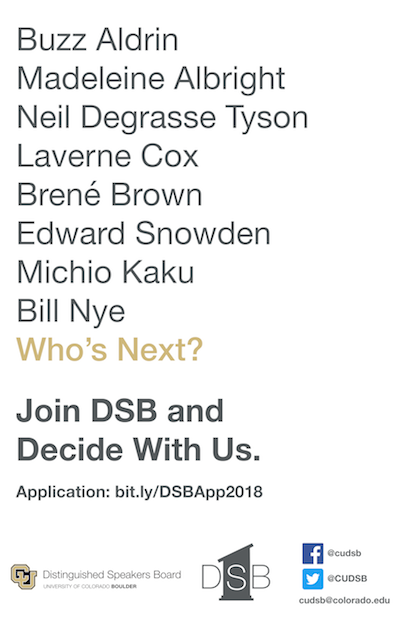 The Distinguished Speakers Board